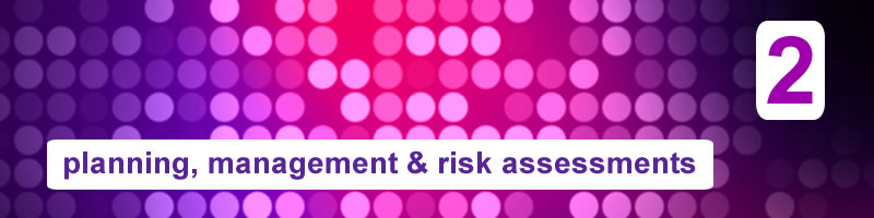2. Planning, Management & Risk Assessments